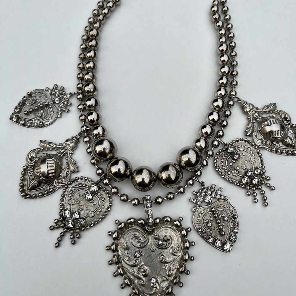 Rare Dylan Lex oxidized silver necklace - Picture 3 of 3
